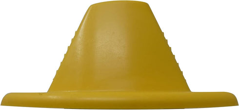 Shepherd Hardware 3763 Heavy Duty Jumbo Rubber Door Wedge, Yellow, 3-1/2 Inch