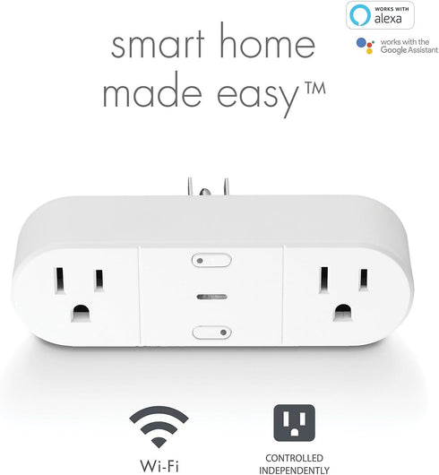 Globe Electric 50020 Collection Smart Plug, White