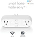 Globe Electric 50020 Collection Smart Plug, White