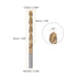 HARFINGTON 2pcs Twist Drill Bits - 5.8mm Titanium Coated HSS-E M42 High Speed Steel for Stainless Steel