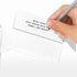 LUXPaper A2 Invitation Envelopes | 50 Qty | Peel & Press | 4 3/8" x 5 3/4" | White Linen | 80lb. Text