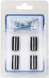 Sign Standoff 1/2" x 3/4", Black Aluminum Sign Standoff Screw for Acrylic, Glass, PVC, Pack of 4