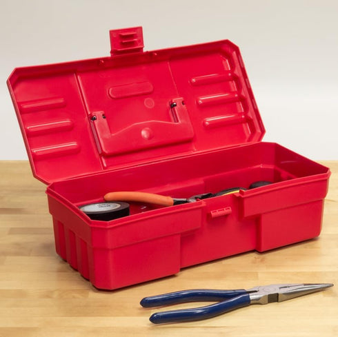 12-Inch Toolbox Toolbox, 09912, (12-Inch 5-1/2-Inch 4-Inch), Akro-Mils ProBox Plastic for Tools, Hobby or Craft Storage