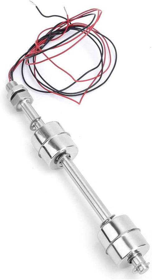 Stainless Steel Switch Tank Water Level Sensor, Double Ball Water Level Controller for Tank Pool (150mm)