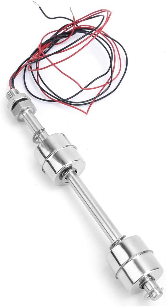Stainless Steel Switch Tank Water Level Sensor, Double Ball Water Level Controller for Tank Pool (150mm)