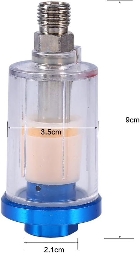 YHG Air Pressure Regulator - Waterproof Car Spray Air Regulator Set with Gauge and In-line Oil Water Trap Filter