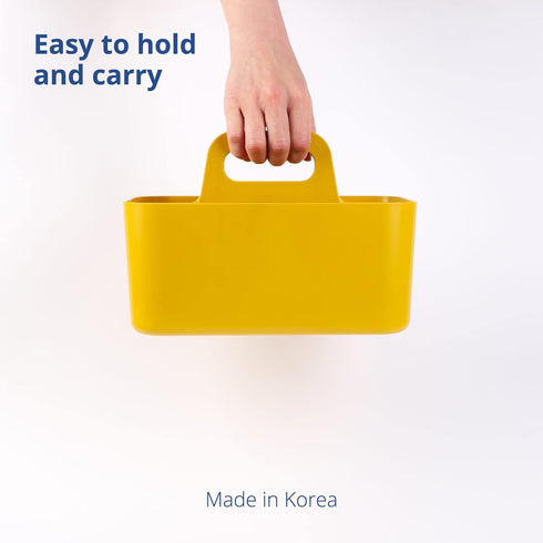 BLUE GINKGO Stackable Multipurpose Caddy Organizer with Handle | Desk, Makeup, Dorm, Classroom Art Organizers (Made in