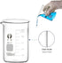 ZEEROQOLAB Glass Beakers Set, 5pcs Measuring Pyrex Beakers with Cleaning Brush and Droppers