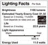 LUNO A19 Dimmable LED Bulb, 11W (75W Equivalent), 1100 Lumens, 5000K Daylight, Medium Base E26, UL & Energy Star, 4-Pack