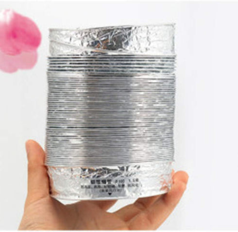 DOITOOL 3 Inch Aluminum Flexible Ducting Dryer Vent Hose, 6.7 Feet Duct Hose for Heating, Ventilation, Air Conditioning