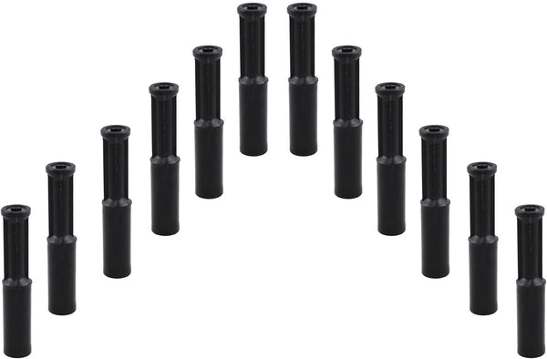 Haidong Push-to-Connect Fitting Plug Cap Style Pneumatic Blanking Plugs (6mm) - 12PCS