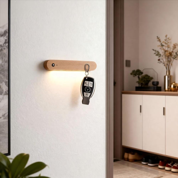 HBGFHG LED Motion Sensor Night Light Battery Operated Wall Light-USB Rechargeable Magnetic Light