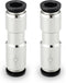 Yoebor 1/4" OD Check Valve - Push to Connect One Way Inline Pneumatic Valves, Pack of 2