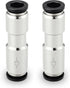 Yoebor 1/4" OD Check Valve - Push to Connect One Way Inline Pneumatic Valves, Pack of 2