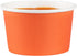 5-Ounce 50 Frozen Coppetta Dessert Cups, Disposable Ice Cream Cups - Lids Sold Separately, Sturdy, Orange Paper Yogurt