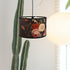 RCFINE E27 Lampshade Vintage Bamboo Lampshade Flower Pattern Lantern Shade Cover Light Accessory for Pendant Table Lamp