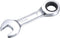 uxcell 18mm Stubby Ratcheting Combination Wrench, Metric 72 Teeth 12 Point Box Ended Tools