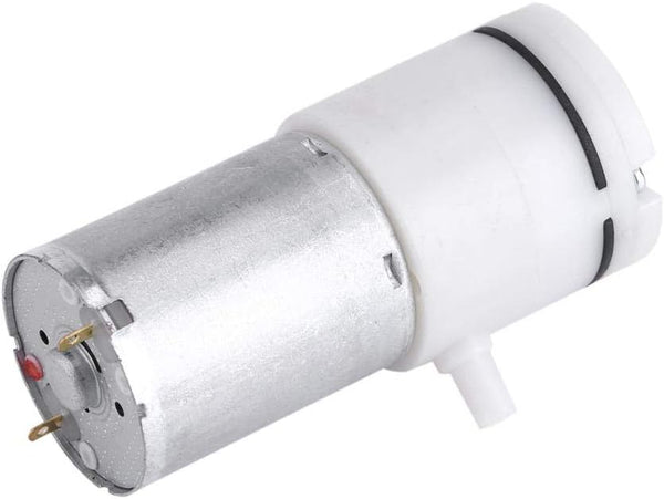 Delaman 12V DC Vacuum Pump, Mini Air Pump with 2 Hose Clamps