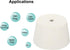 MECCANIXITY Rubber Tapered Plug, 45mm to 56mm with Hole for Test Tubes, 5 Pieces