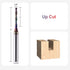 1/8 Inch 1/4 Inch 3 Inch SpeTool Upcut Spiral Router Bit Cutting Diameter Shank, Extra Long Extreme Tool Life Coated