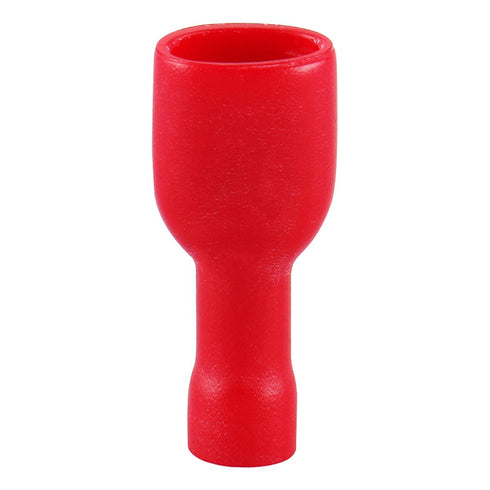 Baomain 0.187" Red Female Insulated Spade Wire Connector, Electrical Crimp Terminal 22-16 AWG (200PCS)