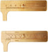 2pc Brass Mini Caliper Gauge, 80mm Sliding Metric and Inch Vernier Tool for Jewelry Measuring