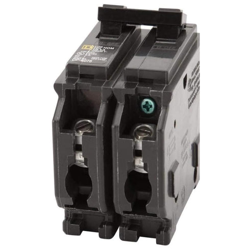 Plug In Circuit Breaker, HOM, 2 Poles, 60 Amps, 120/240VAC, Standard