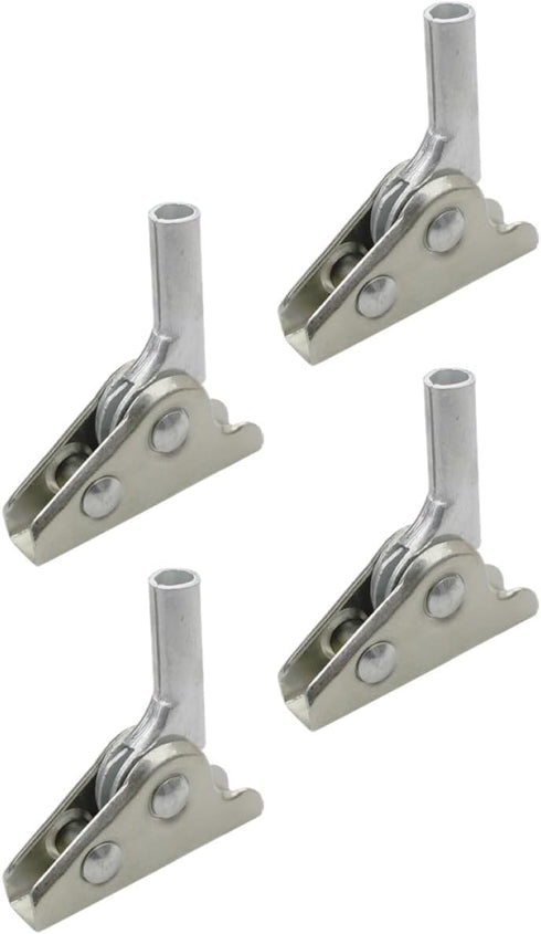 Ipetboom 4pcs 180-degree Multi-Angle Adjustable Folding Support Hinges for Beach Chairs and Folding
