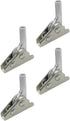 Ipetboom 4pcs 180-degree Multi-Angle Adjustable Folding Support Hinges for Beach Chairs and Folding
