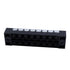 Antrader 10-Pack 8 Positions Dual Rows 600V 15A Wire Barrier Block Screw Terminal Strip with Cover TB-1508
