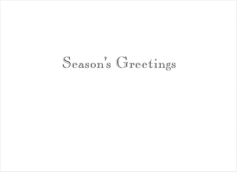 Bridge Lights and Snow Christmas Cards, Boxed Set of 12 Holiday Cards with Envelopes, Made in USA