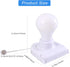 Shuwea 2 Pack Bulb, Closet Bulb, Battery Operated Light Stick-Up Battery Powered Wireless LED Light Self Adhesive Wall