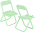 belupai Small Chair Mobile Phone Holder, Multi Angle Phone Bracket Mini Chair Shape Cell Phone Stand Plastic Foldable