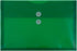 JAM PAPER Plastic Envelopes with Button & String Tie Closure, Legal Booklet Size, Green, 12/Pack