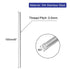 uxcell M3 x 150mm 0.5mm Pitch 304 Stainless Steel Fully Threaded Rods Fasteners (Pack of 10)