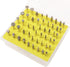 50-Piece 1/8-Inch Shank Diamond Coated Rotary Burrs Set