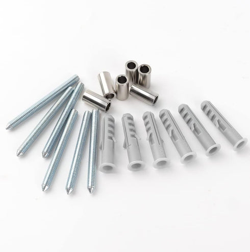 Hardware Set for House Numbers Screws, Modern Floating Address Numbers Mounting System Parts