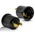 Outlet to Socket Adapter,Plug-in Light Socket,Convert Outlet to Light Bulb Socket,Polarized 2-Prong
