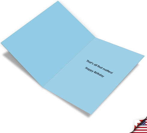 NobleWorks Large Happy Birthday Card (8.5 x 11 Inch) - Funny Cartoon Stationery for Celebrating Birthdays J4107