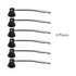HAHIYO E12 Bulb 6pieces Lamp Holder Screw in Mount Light Socket Holder Fixture Easy Wire Tighten Down Twist High