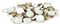 A2-IK4H-1L65 28Mm Metal Screw Caps, 50 Count