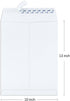 ValBox 10x13 Self Seal Catalog Envelopes, 150 Packs Large White Envelopes for Mailing and Organizing
