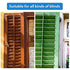 Jetec 40 Pieces Plantation Shutter Repair Kit, Replacement Louvers, Staples, Window Blind Tilt Rod Tools