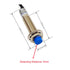 M12 Inductive Proximity Sensor LJ12A3-4-Z/BX Normally Open Detection Switch NPN NO 3 Wire DC 6V-36V with I Type Bracket