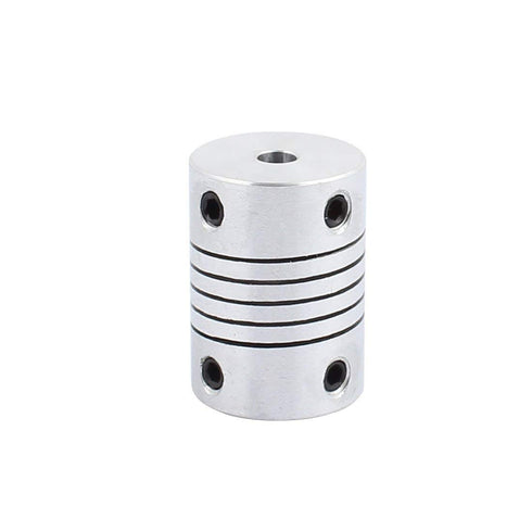 4mm to 5mm Shaft Coupling, 25mm Length, 18mm Diameter Aluminum Alloy Joint Connector for 3D Printer CNC Machine (Pack