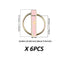 6 PCS 7/16 Lynch Pin Assortment Kit, Heavy Duty Linch Pins for Farm Tractors, Trailers, Mowers