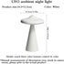 ANQIA 3 UFO Led Night Light for Kids,Flicker-Free USB Rechargeable Light Bedside Desk Lamps with Lighting Modes