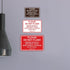Classic Framed Please Do Not Flush Thank You Bathroom Etiquette Sign, Laser-Engraved, Durable ABS Plastic, 4" x 6" (2