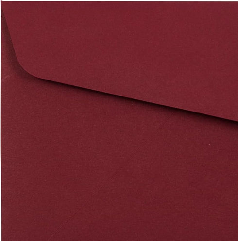 JAM PAPER #10 Business Premium Envelopes | Dark Red | 4 1/8 x 9 1/2 | 50/Pack