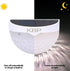 KBP Solar Fence Lights Outdoor Decorative Garden Lights Waterproof Wall Lights for Patio, Yard, Stairway (White) by KBP